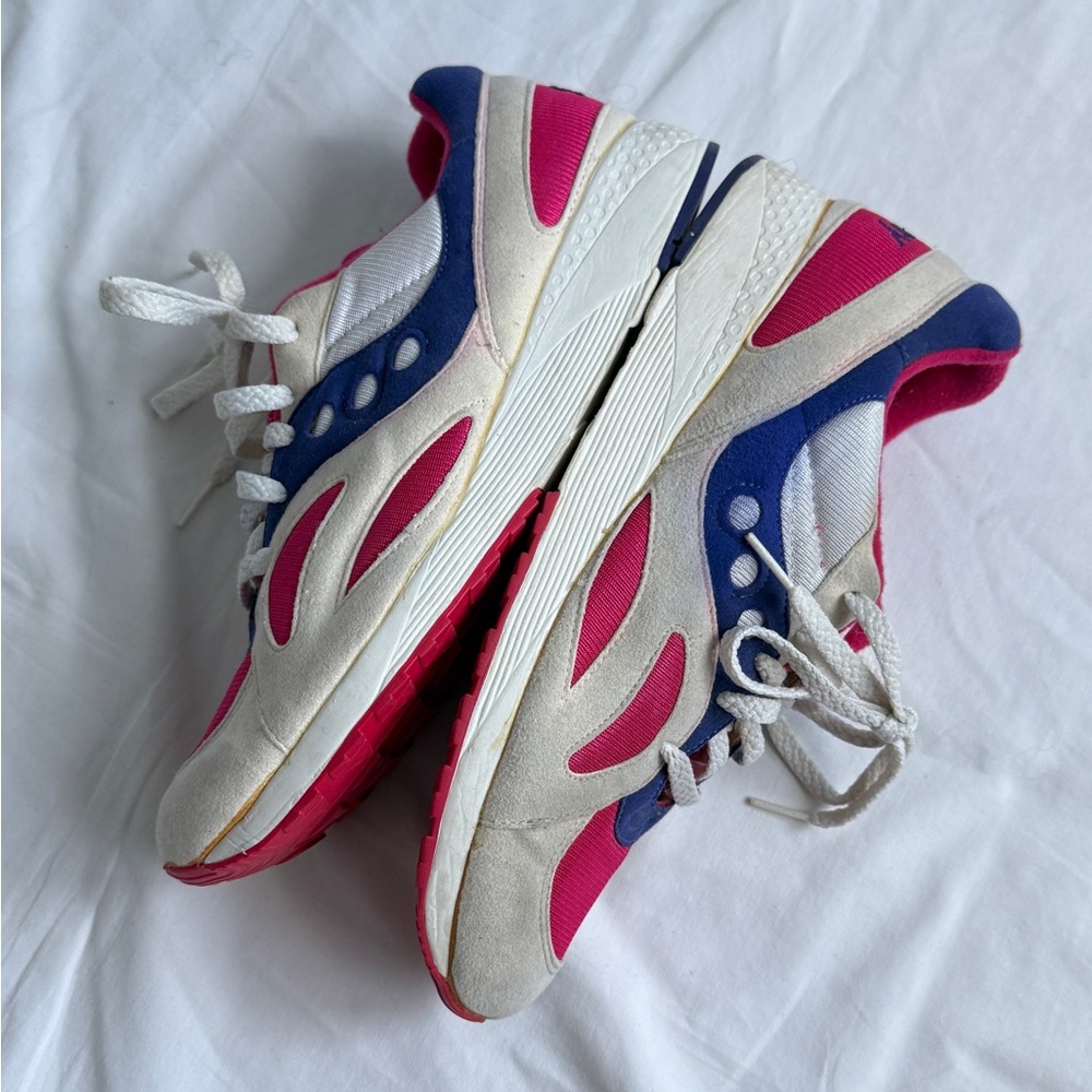 Vintage 90’s Saucony Blaze Vintage Sneakers Purple Pink Running Shoes Size 10 - Picture 10 of 10